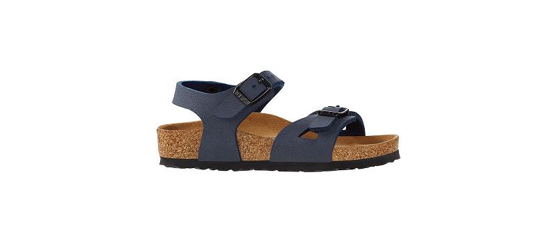 Rio Birkenstock Birkibuc Regular Detske Námornícka Modrá | SK 445PJJ